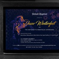 Billboard x Flyer (Shiloh Baptist Church - Jazz Winterfest Concert)